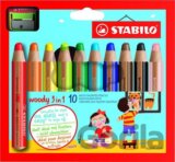 Pastelky STABILO woody 3in1, sada