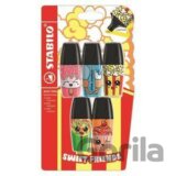 Zvýrazňovač STABILO BOSS MINI Sweet Friends, sada