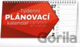 Stolní kalendář Plánovací řádkový 2022