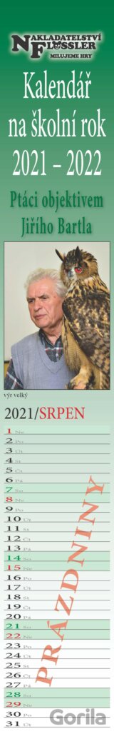 Kalendář na školní rok 2021-2022 - Ptáci objektivem Jiřího Bartla