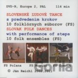 Slovenské ľudové tance s predvedením krokov / Slovak Folk Dances with performace of steps