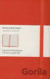 Moleskine - malý červený zápisník (štvorčekový)
