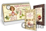 Kalendář 2022 - Nedělní recepty naší babičky + Tajné recepty na muffiny + Tajné návštěvní recepty