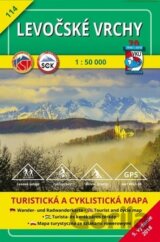 Levočské vrchy - turistická mapa č. 114