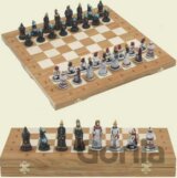 Šachy drevené Troll