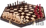 Šachy drevené large pre 3 hráčov