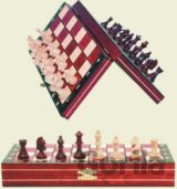 Šachy drevené Magnetic