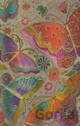 Paperblanks - Diár 2012 (týždenný, horizontálny) - Flutterbyes - MAXI