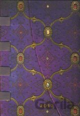 Paperblanks - Diár 2012 (týždenný, horizontálny) - French Ornate Violet - MIDI