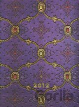 Paperblanks - Diár 2012 (denný) - French Ornate Violet - MICRO