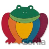 Vkladacie puzzle - Dúhová žabka