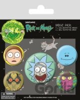 Set odznakov - Rick a Morty