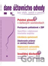 Dane, účtovníctvo, odvody 10/2011