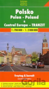 Polsko, Central Europe - tranzit  1:700 000  1:2 000 000