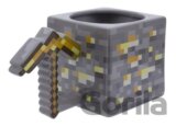 3D keramický hrnček Minecraft: Gold Pickaxe