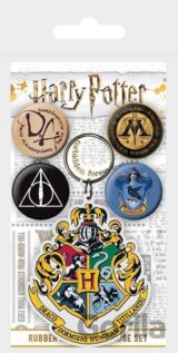 Harry Potter Sada odznakov a kľúčenky