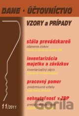 Dane, účtovníctvo 11/2011