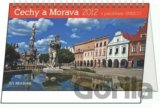 Čechy a Morava 2012 s památkami UNESCO