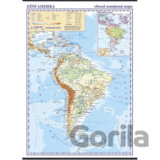 Jižní Amerika - obecně zeměpisná mapa 1:10 mil.