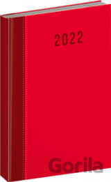 Denní diář Cambio Classic 2022, červený