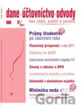 Dane, účtovníctvo, odvody 12/2011