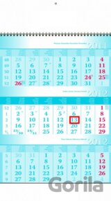 Trojmesačný kalendár Super (modrý) 2012