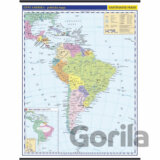 Jižní Amerika - školní nástěnná politická mapa 1:10 mil./96x126,5 cm