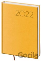 Diář 2022 Print - žlutý, denní, A5