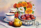 Iceland Plums and Pansies, Trisha Hardwick