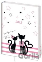 Diář 2022 B6 LYRA denní L226 Cats
