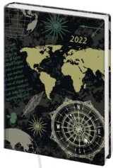 Diář 2022 B6 LYRA týdenní L238 Continents