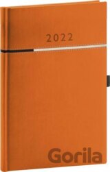 Týdenní diář Tomy 2022, oranžovočerný