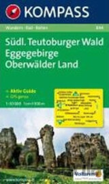 Südlicher, Teutoburger W, Eggegebirge Oberwälder Land 844 / 1:50T KOM
