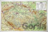 Česko reliéfní mapa 1 : 1 240 000