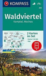 Waldviertel, Kamptal, Wachau (sada 2 map)  203  NKOM