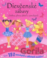 Dievčenské zábavy s knihou plnou aktivít a samolepiek