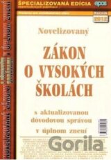Novelizovaný zákon o vysokých školách