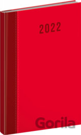 Týdenní diář Cambio Classic 2022, červený