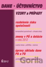Dane, účtovníctvo 6/2012