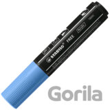 STABILO FREE Acrylic - T800C Klinový hrot 4-10mm - kobaltová modrá
