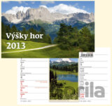 Výšky hor - stolní kalendář 2013