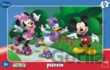 Minnie a přátelé - rámové puzzle 15 dílk