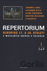 Repertorium rukopisů 17. a 18. století v Čechách. I 1 a-f