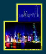 Hong Kong - puzzle neon 1000 dílků