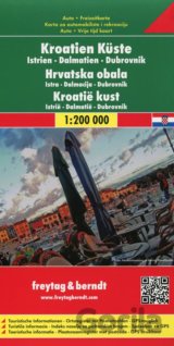 Kroatien Küste 1:200 000