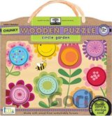 Green Start Circle Garden Chunky Wooden Puzzle