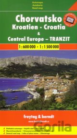 Chorvátsko, Central Europe - tranzit 1:600 000   1:1 500 000
