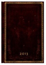 Paperblanks - diár 2013 - Black Moroccan Ultra