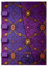 Paperblanks - diár 2013 - French Ornate Violet Midi