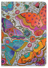 Paperblanks - diár 2013 - Flutterbyes Midi